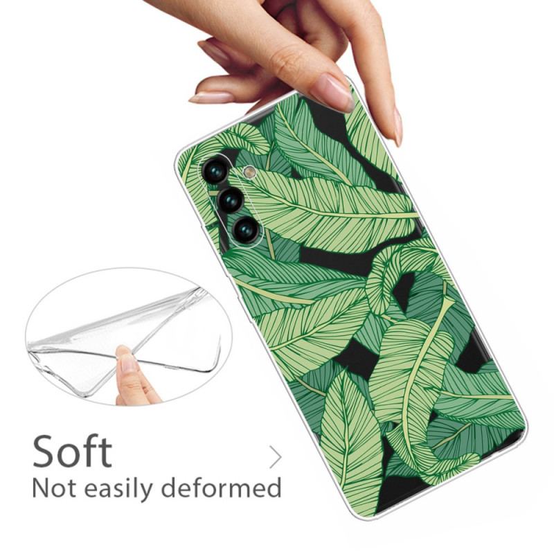 Capa De Celular Para Samsung Galaxy A13 5G / A04s Folhagem