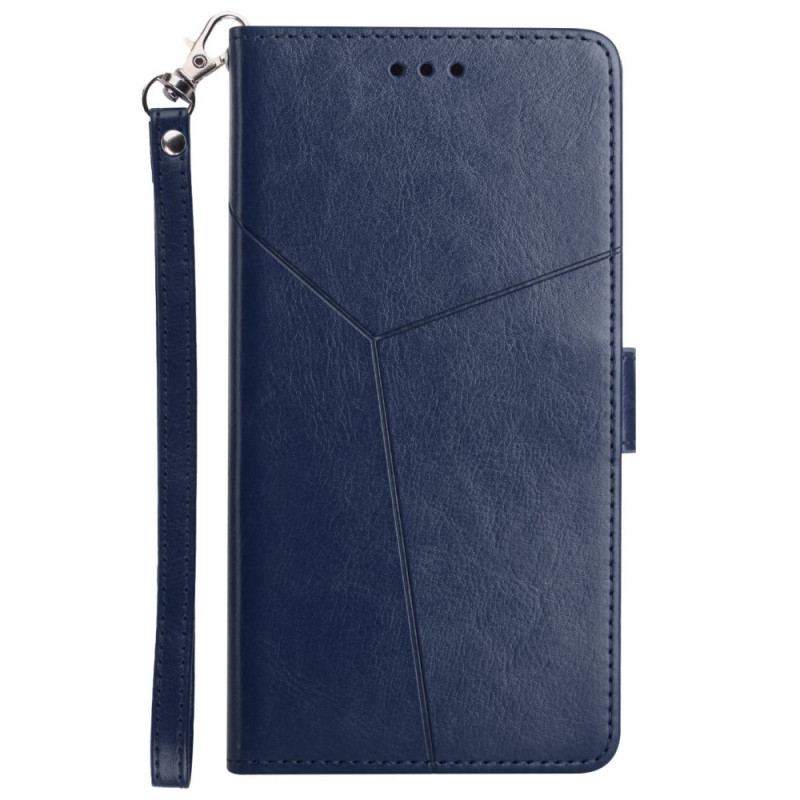 Capa De Couro Para Samsung Galaxy A13 5G / A04s Estilo Couro Geo Y Design