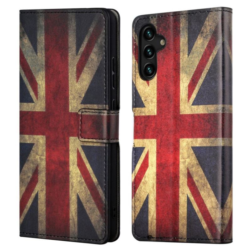 Capa Flip Para Samsung Galaxy A13 5G / A04s Bandeira Da Inglaterra