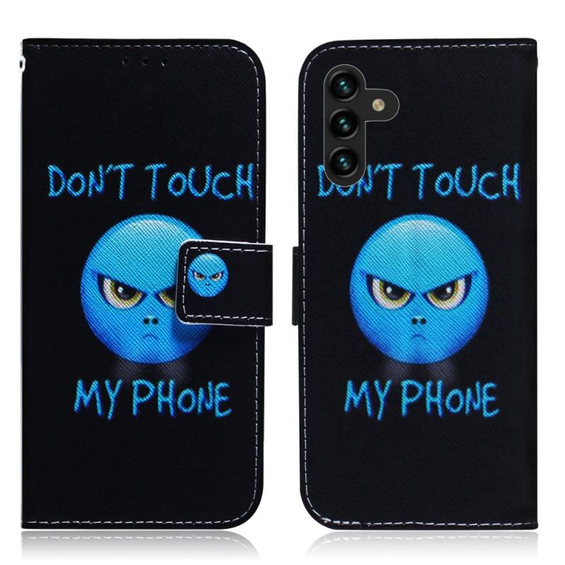 Capa Flip Para Samsung Galaxy A13 5G / A04s Emoji Telefone