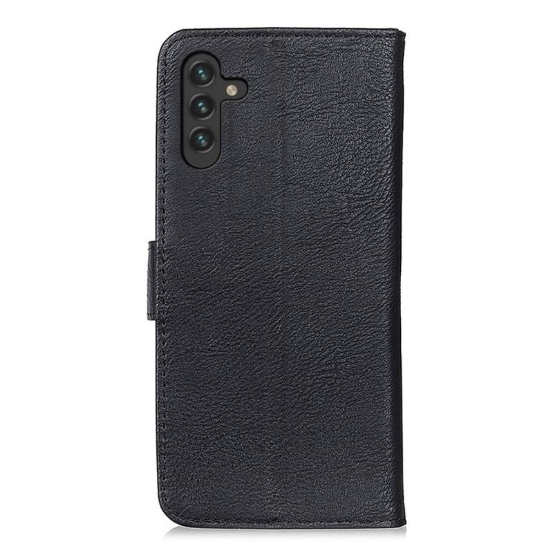 Capa Flip Para Samsung Galaxy A13 5G / A04s Imitação De Couro Khazneh