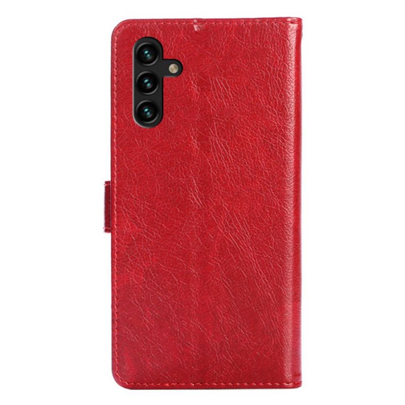 Capa Flip Para Samsung Galaxy A13 5G / A04s Porta-moedas Frontal E Cordão