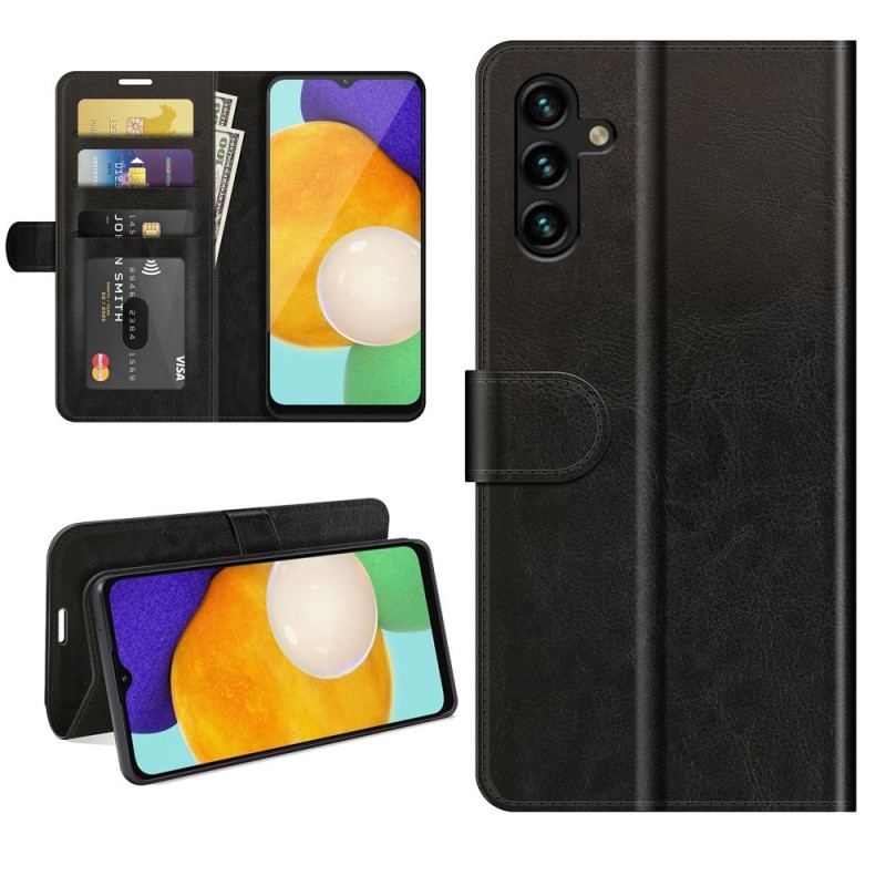 Capa Folio Para Samsung Galaxy A13 5G / A04s Efeito Couro Clássico
