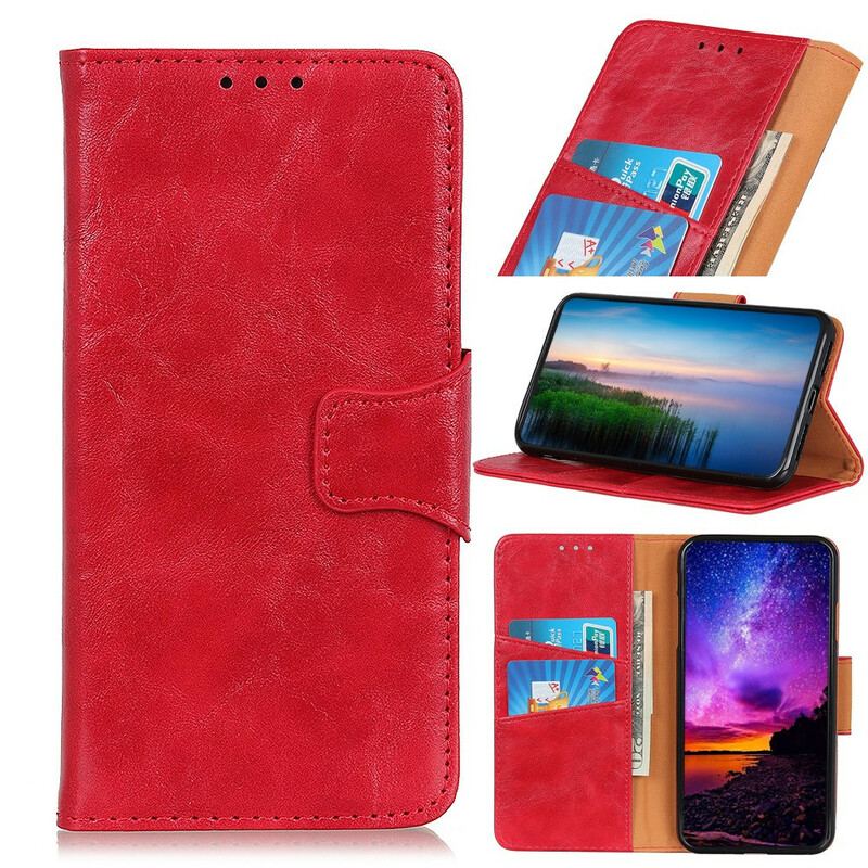 Capa Folio Para Samsung Galaxy A20s Flip Aba Magnética De Dupla Face
