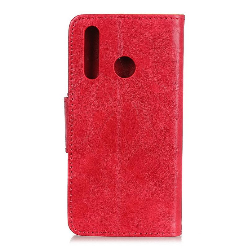Capa Folio Para Samsung Galaxy A20s Flip Aba Magnética De Dupla Face