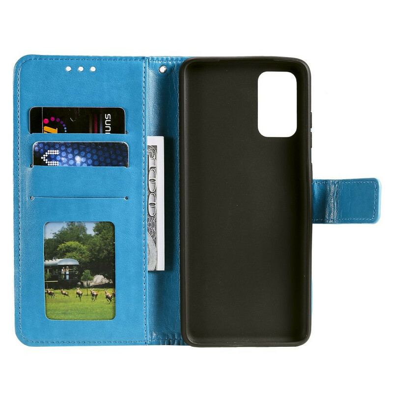 Capa Folio Para Samsung Galaxy A20s Mandala Do Sol