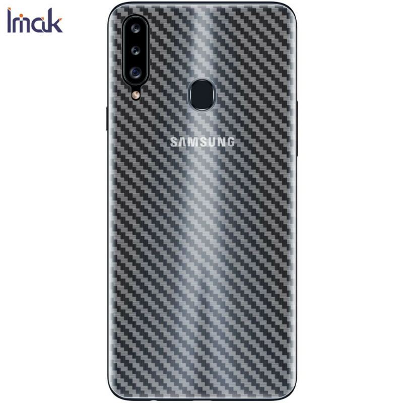 Película De Proteção Traseira Para Samsung Galaxy A20S Carbon Style Imak
