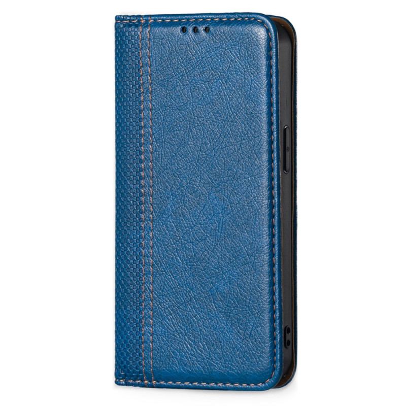 Capa De Celular Para Xiaomi 12 Pro Flip Efeito Couro Vintage