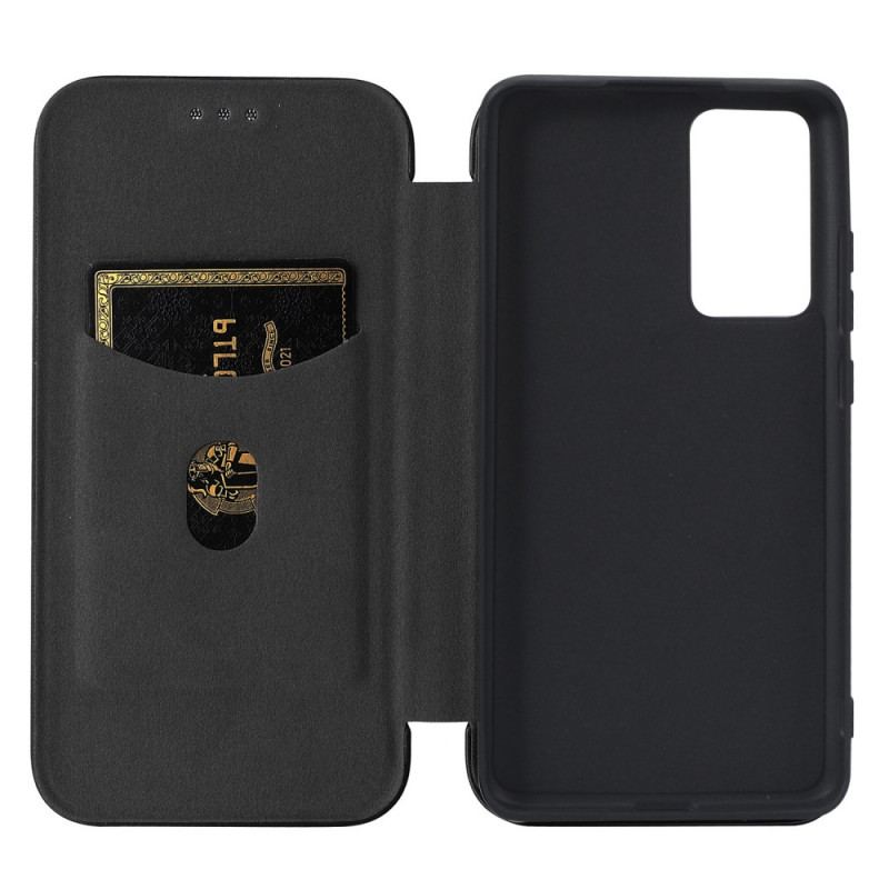 Capa De Celular Para Xiaomi 12 Pro Flip Silicone De Carbono Colorido