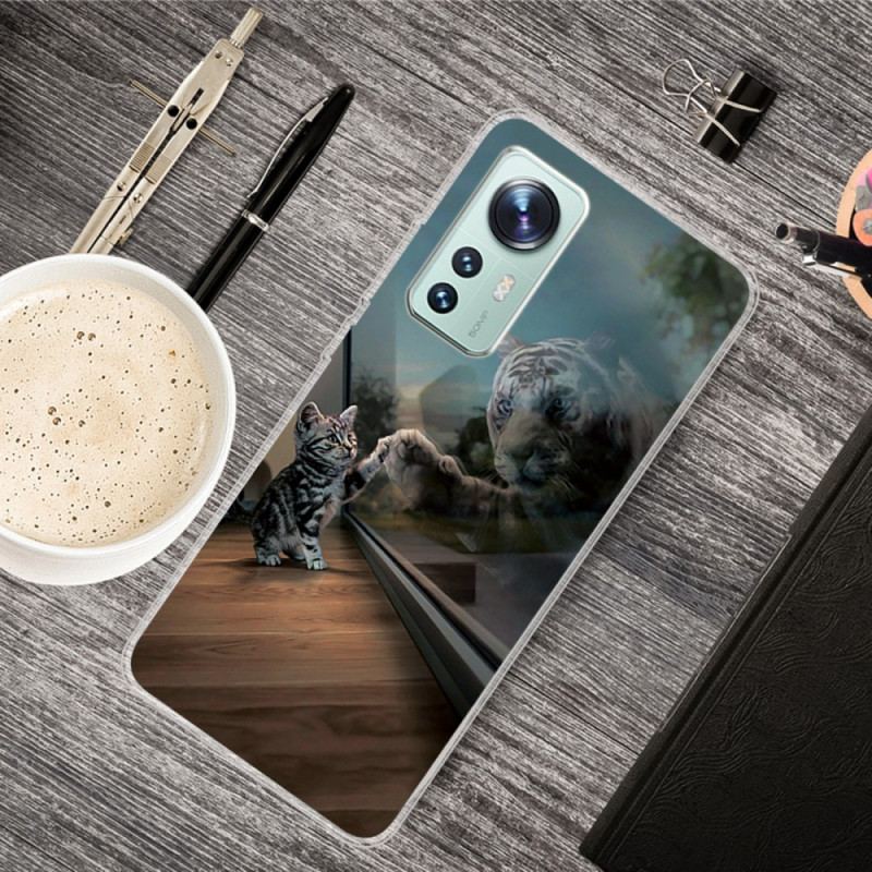Capa De Celular Para Xiaomi 12 Pro Silicone Sonho De Gatinha