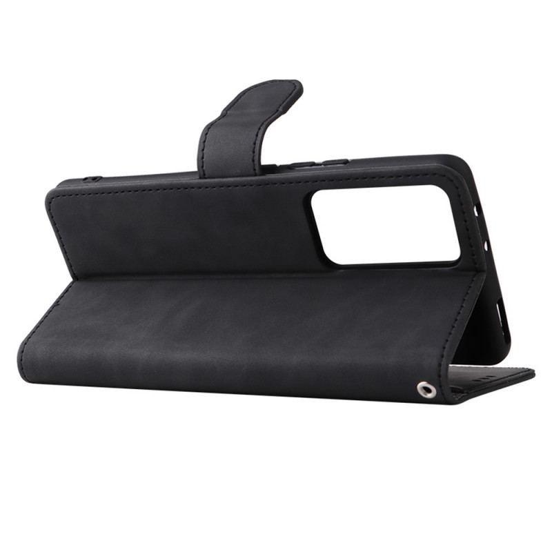 Capa De Couro Para Xiaomi 12 Pro De Cordão Strappy Skin-touch