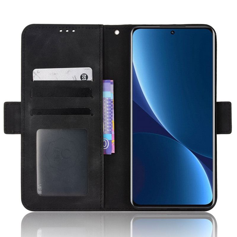 Capa Flip Para Xiaomi 12 Pro Multi-card Premier Class