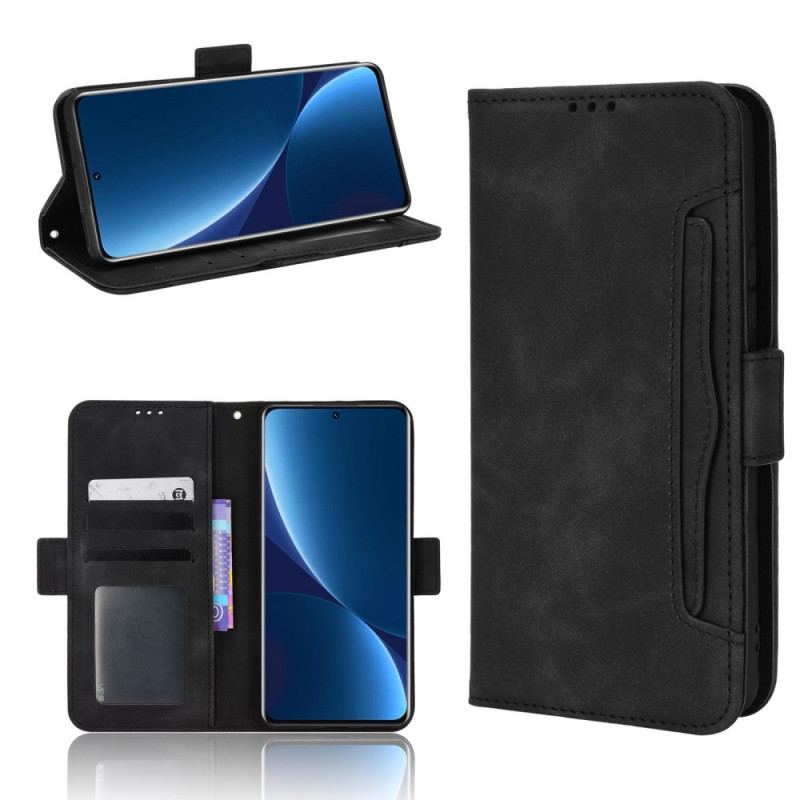 Capa Flip Para Xiaomi 12 Pro Multi-card Premier Class