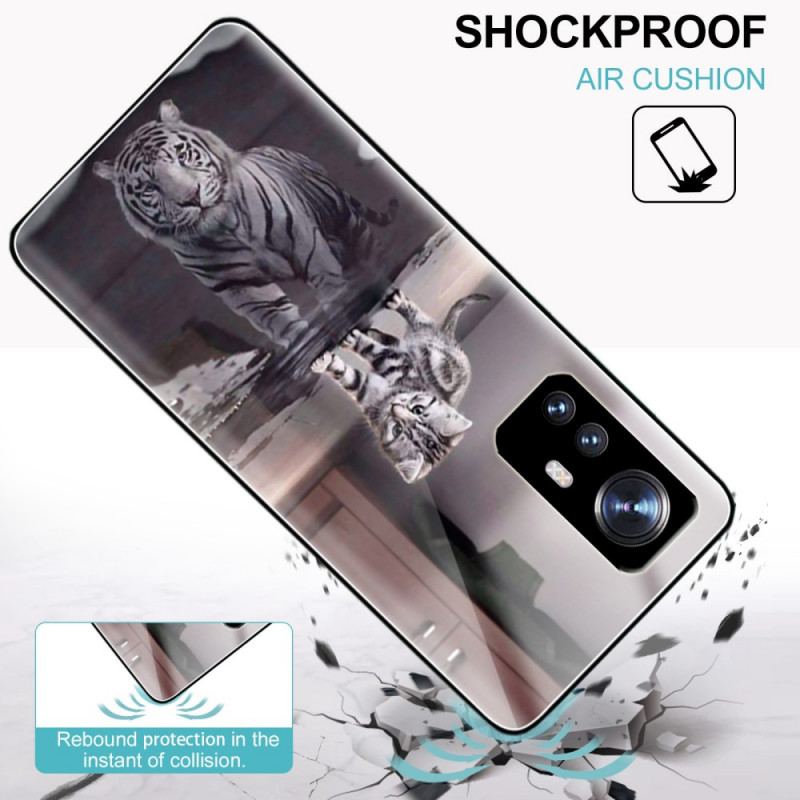 Capa Para Xiaomi 12 Pro Kitten Dream Vidro Temperado