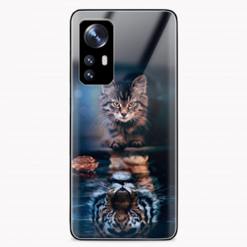 Capa Para Xiaomi 12 Pro Vigilante Gato Vidro Temperado