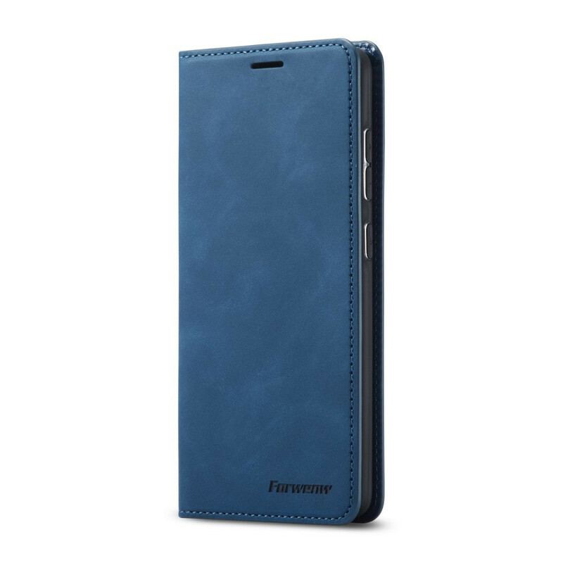 Capa Em Pele Para Samsung Galaxy A51 Forwenw Efeito Couro