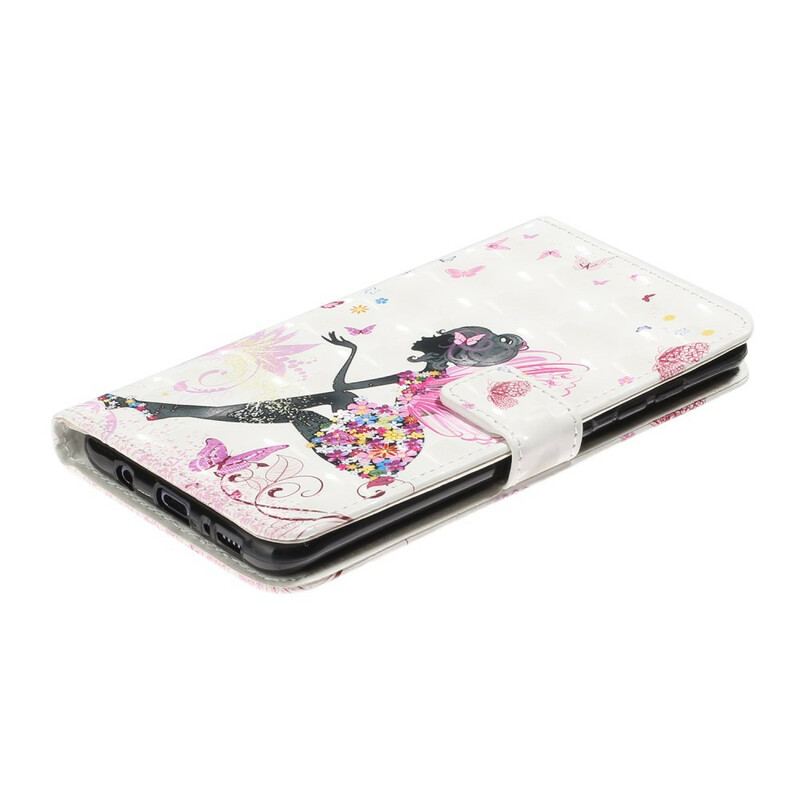 Capa Flip Para Samsung Galaxy A51 Fada Mágica