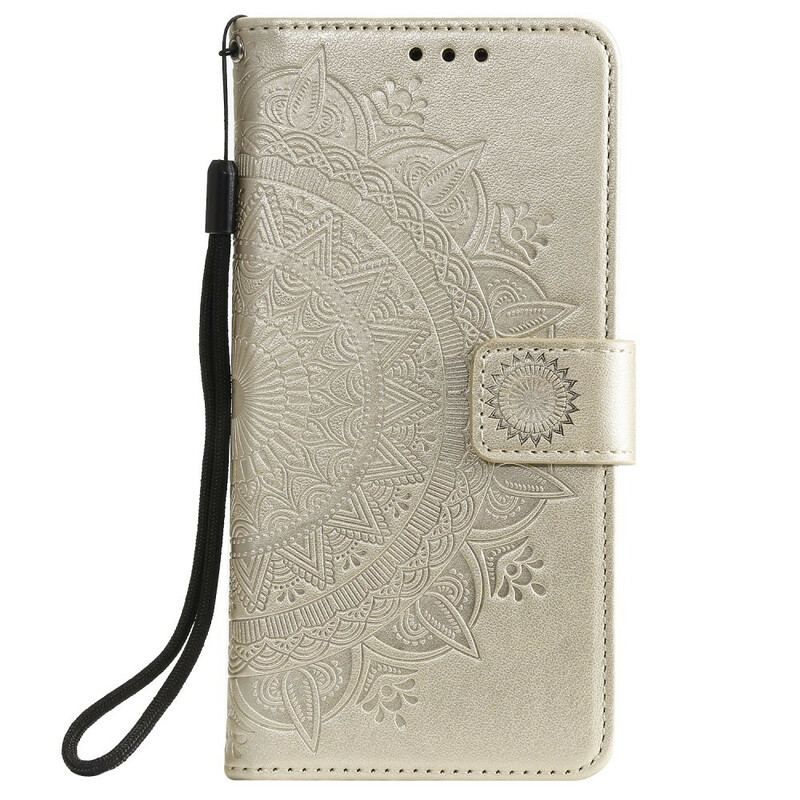 Capa Flip Para Samsung Galaxy A51 Mandala Do Sol