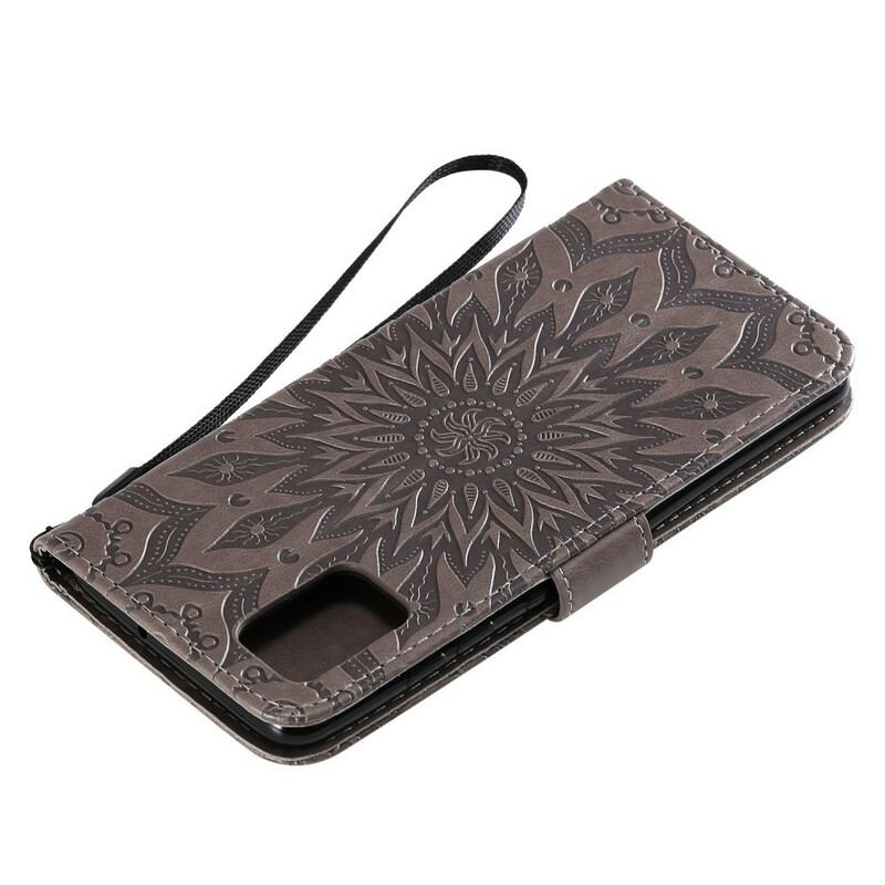 Capa Folio Para Samsung Galaxy A51 Flor Do Sol