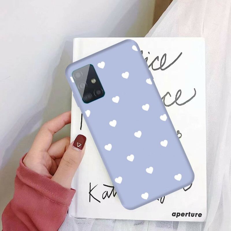 Capa Para Samsung Galaxy A51 Coração De Silicone Apenas