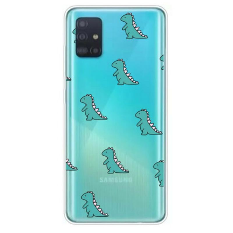 Capa Para Samsung Galaxy A51 Dinossauros
