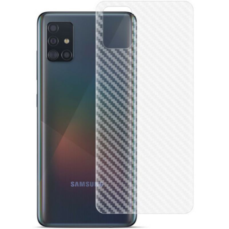 Película De Proteção Traseira Para Samsung Galaxy A51 Carbon Style Imak