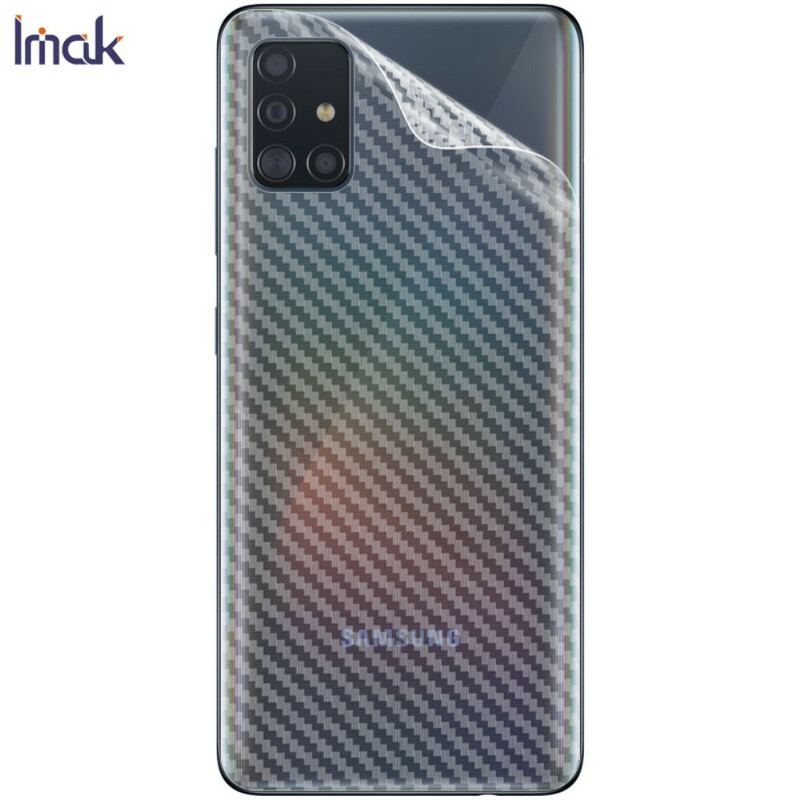 Película De Proteção Traseira Para Samsung Galaxy A51 Carbon Style Imak