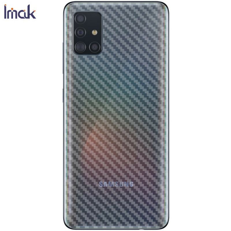 Película De Proteção Traseira Para Samsung Galaxy A51 Carbon Style Imak