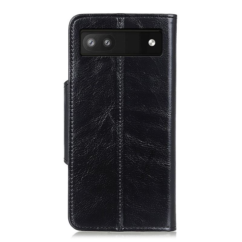 Capa Folio Para Google Pixel 7A Botão De Fecho