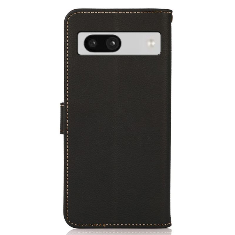 Capa Folio Para Google Pixel 7A Khazneh Cinta Rfid
