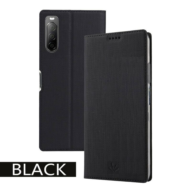 Capa De Celular Para Sony Xperia 10 II Flip Vili Dmx Texturizado