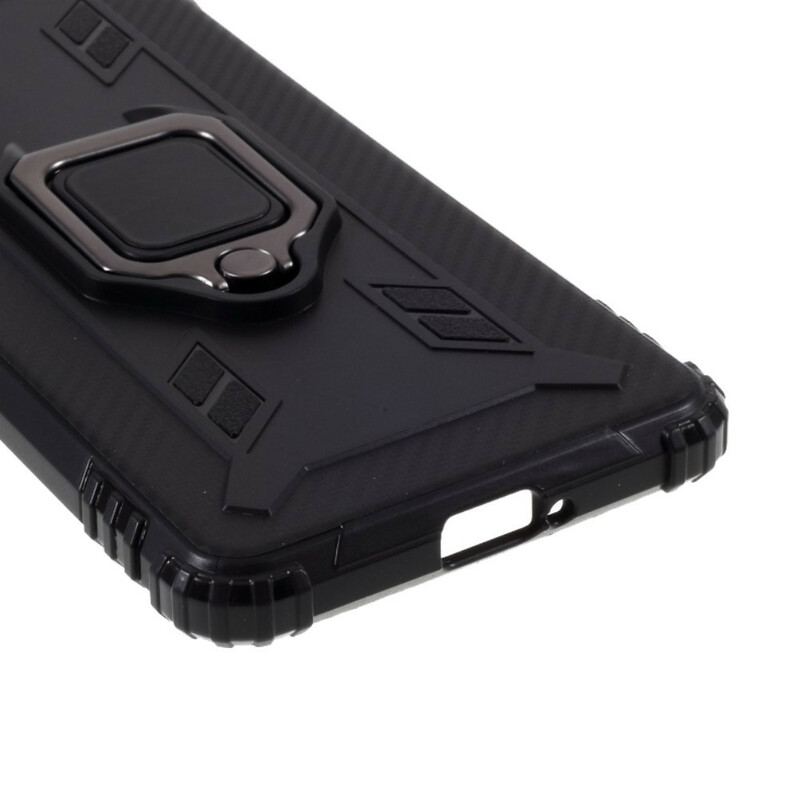 Capa Para Sony Xperia 10 II Anel E Fibra De Carbono