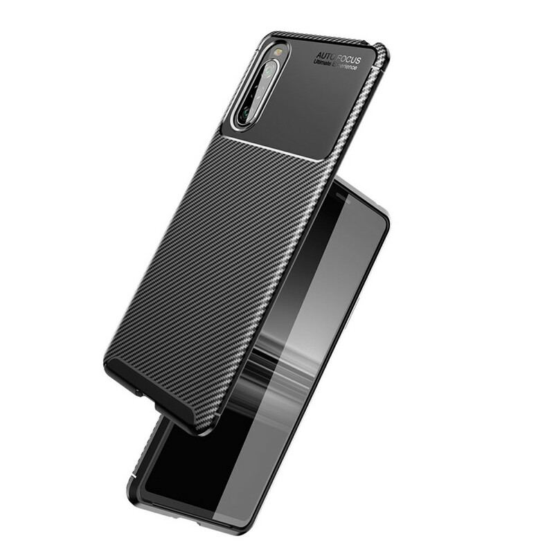 Capa Para Sony Xperia 10 II Mangueira De Fibra De Carbono