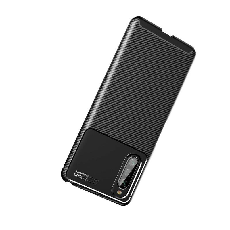 Capa Para Sony Xperia 10 II Mangueira De Fibra De Carbono